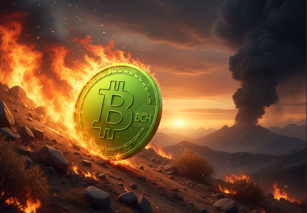Bitcoin Cash price under bear preassure