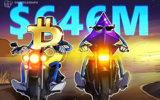 Bitcoin And Ether ETFs Pull In $646M Inflows On First Trading Day Of 2026