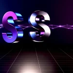 Solana and XRP cryptocurrency logos facing each other with energy connection on dark gradient background