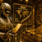 Grok AI predicts Gold reaching up to $6,300 by late 2026, citing massive central bank de-dollarization buying as the chart tests key support.